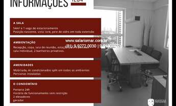 Imagem 3: Sala comercial de alto padrão em Casa Forte, Recife-PE: 1 sala, 1 banheiro, 1 vaga de gara