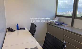 Imagem 2: Sala Comercial de Alto Padrão no Empresarial Rio Mar Trade Center, no Pina, Recife-PE: 1 S