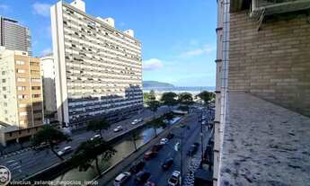 Imagem 1: Apartamento com 2 dormitórios e vista para o mar em Santos