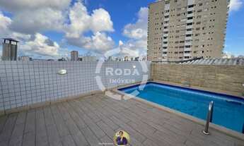 Imagem 3: Cobertura à venda na Vila Belmiro em Santos-SP: 2 quartos, 2 suítes, piscina e garagem! Co