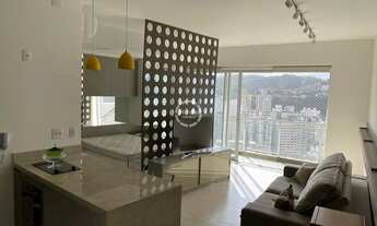 Imagem 6: Apartamento para locação em Santos-SP, no bairro José Menino: 1 quarto, 1 suíte, 2 salas