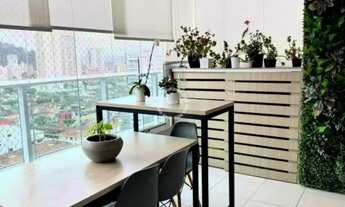 Imagem 3: Apartamento à venda em Santos-SP, bairro Campo Grande, 3 quartos, 1 suíte, 2 salas, 2 banh