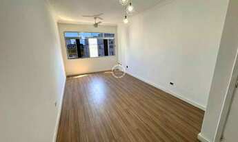 Imagem 1: Apartamento Reformado na Ponta da Praia: 2 Quartos, 2 Salas, 2 Banheiros - 86m² - Santos-S