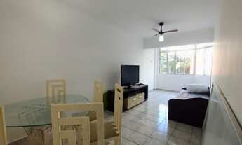 Imagem 2: Apartamento de 1 quarto no José Menino, Santos-SP: 2 salas, 1 banheiro, 1 vaga e 70m² de c