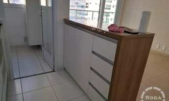 Imagem 7: Apartamento para locação na Ponta da Praia: 1 quarto, 2 salas, 1 banheiro, 1 vaga, 48m² em
