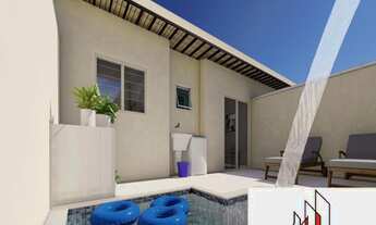 Imagem 2: Casas em condomínio com piscina, individual Cibratel II R$189.000,00