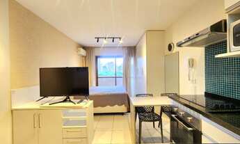 Imagem 6: Apartamento bem mobiliado, equipado com AR CONDICIONADO e com internet