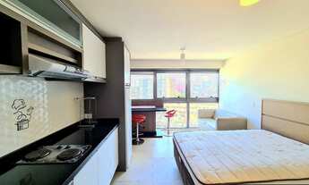 Imagem: Apartamento bem mobiliado, com maquina de