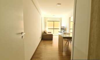 Imagem 2: Apartamento com 1 dormitório, mobiliado, andar alto. Ed Central Station