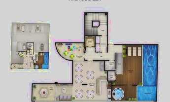 Imagem 3: 4 dormitórios, 2 suíte, 3 banheiro, 2 vagas na garagem, 136M² de Área Construída