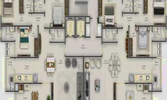 Imagem 5: 3 dormitórios, 3 suíte, 4 banheiro, 2 vagas na garagem, 142M² de Área Construída