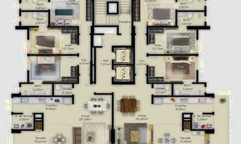 Imagem 6: 3 dormitórios, 3 suíte, 3 banheiro, 2 vagas na garagem, 145M² de Área Construída