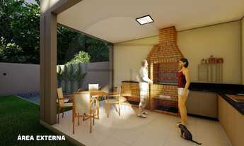 Imagem 5: Casa na planta Financiada Direto com a Construtora - suíte master e área gourmet + piscina