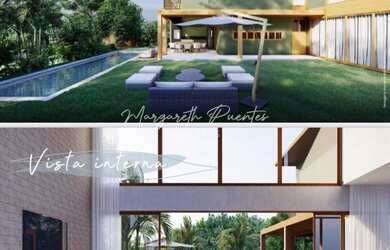 Imagem 4: Casa Alto Padrão em Condomínio Piscinas Naturais em Praia do Forte, 5 Suítes, 544m² - Mata