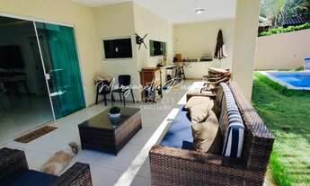 Imagem 4: Casa clean e aconchegante em Alphaville Litoral Norte 1, ENERGIA SOLAR, piscina, varanda g