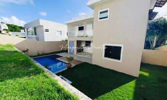 Imagem 7: Casa á venda em Alphaville Litoral Norte 1, 4 suítes, piscina privativa, varanda com churr