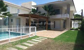 Imagem 2: Casa nascente, 4 suítes + dependência, piscina, gourmet, semi mobiliada no Cond. Palm Vill