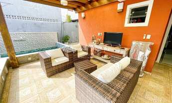 Imagem 4: Maravilhosa casa à venda 4/4 com piscina privativa e gourmet em condomínio com infraestrut