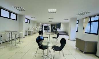 Imagem 5: Cobertura de 1 quarto com varanda, 2 banheiros, prédio com portaria, academia, pastilhado