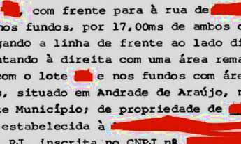 Imagem 6: COD 13TERMANHOSO - Terreno plano e preparado no Manhoso, Andrade de Araújo, com RGI, ideal