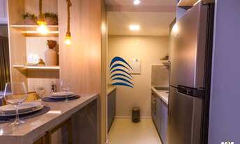 Imagem 2: Apartamento de 42m2, no Duetto Barra, a 50m da praia, 150m do farol da Barra, novo Vista-m