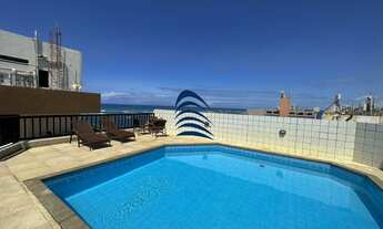 Imagem 2: Cobertura linear na orla da pituba, vista mar em todos os ambientes, nascente total e bast