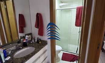 Imagem 3: Apartamento nascente total na Pituba quarto e sala com 2 banheiros, 43m2, varandão, área