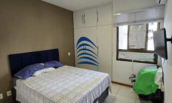 Imagem 2: Apartamento nascente total na Pituba quarto e sala com 2 banheiros, 43m2, varandão, área
