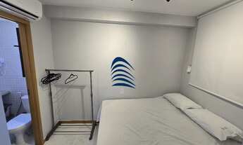 Imagem 5: Apartamento quarto/sala com 34m2, cozinha com área de serviço, varanda ampla e uma suíte