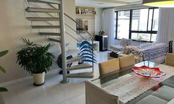 Imagem 4: Cobertura Vista Mar Pituba com 04 pavimentos e 211m² no Residencial Rio Branco - 3 suítes