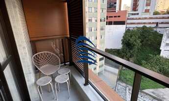 Imagem 2: ZN BARRA - Studio com Varanda , 22m², nascente, MOBILIADO, armários, decorado, bem equipad