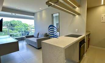 Imagem 6: Quarto e sala (Duetto Horto) porteira fechada com 44m2, nascente total, andar alto, refor