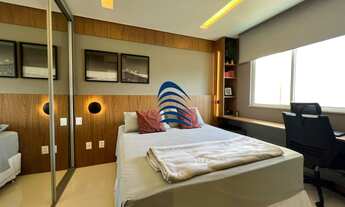 Imagem 6: Lindo apartamento em armação porteira fechada, 47m², 1 quarto com suíte e lavabo, sala int