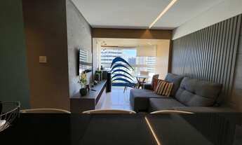 Imagem 2: Lindo apartamento em armação porteira fechada, 47m², 1 quarto com suíte e lavabo, sala int