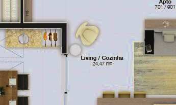 Imagem 2: Imperdível cobertura à venda em Florianópolis-SC, bairro Itacorubi: 3 quartos, 1 suíte, 3