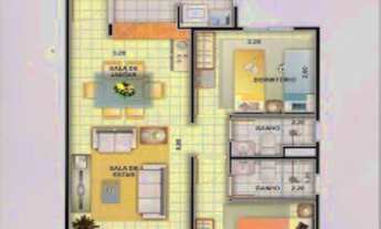 Imagem 5: 2 dormitórios, 1 suítes, 1 banheiros, 1 vaga na garagem