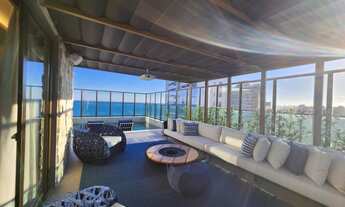 Imagem 7: Cobertura duplex alto luxo, 4 suítes, 374m², fino acabamento, vista mar, piscina privativa