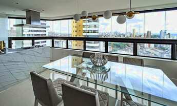 Imagem 7: Morada Nilo Pedreira 140m², suíte master com closet, climatizado, vista mar, varanda integ