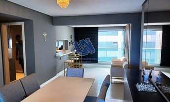 Imagem 3: Villa Augusta mobiliado 187m², sala ampla, varanda gourmet, vista mar, fino acabamento, cl