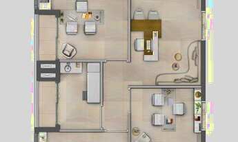 Imagem 3: Sala Comercial à Venda em Campinas-SP, Bairro Botafogo: 1 Sala, 2 Banheiros, 47m² de Área