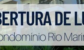 Imagem: Cobertura luxuosa na Maria Porto em Itacuruçá