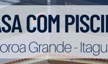 Imagem: Casa com piscina e muito quintal em Coroa