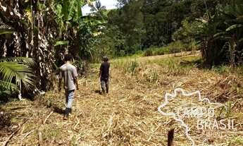 Imagem: Sítio na beira do asfalto, com cachoeiras
