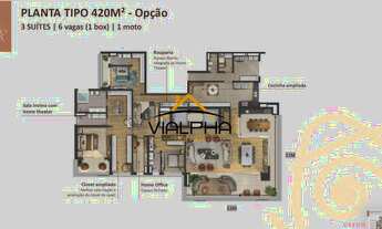 Imagem 3: Florá: Apartamento de luxo com 4 quartos e 420m² em Alphaville, Barueri-SP