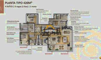 Imagem 5: Florá: Apartamento de luxo com 4 quartos e 420m² em Alphaville, Barueri-SP