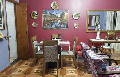 Imagem 7: Sala quarto, vista cristo, modernizado, cozinha com espaço para fogão, geladeira e máquina