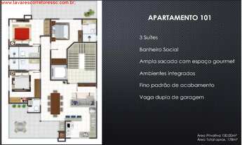 Imagem 5: 3 dormitórios, 3 suíte, 1 banheiros, 2 vagas na garagem, 130M² de Área Construída