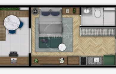 Imagem 4: Apartamento à venda na Mooca, São Paulo-SP: 2 quartos, 1 suíte, 2 banheiros, 47,60m² de ár