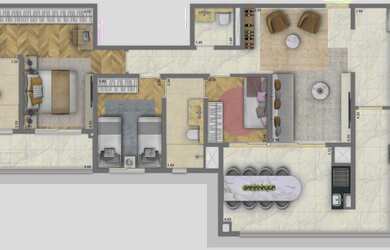 Imagem 3: Apartamento à venda na Aclimação, São Paulo-SP: 3 quartos, 1 suíte, 3 salas, 3 banheiros
