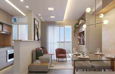 Imagem 4: Apartamento à venda no Tatuapé, São Paulo-SP: 2 quartos, 1 suíte, 1 sala, 2 banheiros, 1 v